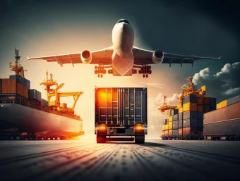 global-business-logistics-import-export-container-cargo-freight-ship-during-loading-industrial-port-by-crane-container-handlers-cargo-plane-truck-highway-generative-ai-high-quality-phot (1) (1)